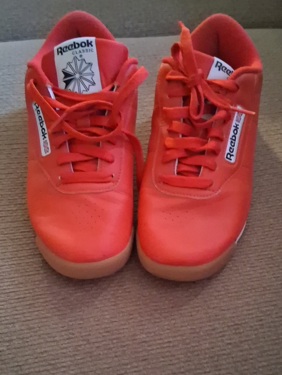 Reebok Shoes - Reebok  Red Lace-Up Sneakers